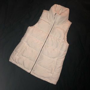White Puff Vest